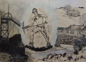 Mural at Hamstead centre